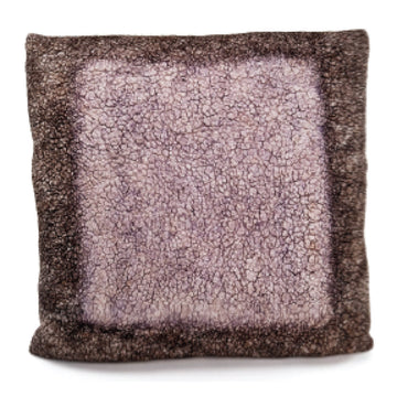 Color Field Pillow, Mocha, Lavender & Heather