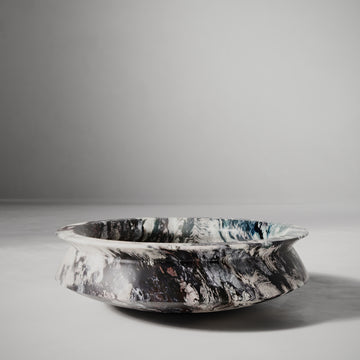 Elegy Footed Bowl, Water Lily