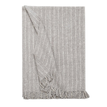 Glam Chalk Stripe Throw