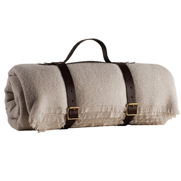 Nomad Merino Wool Throw Cloud
