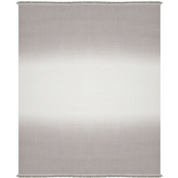 Ombre Alpaca Throw Fossil