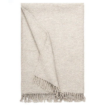 Pebble Boucle Throw Dovetail