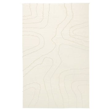 Rivulet Embroidery Throw White