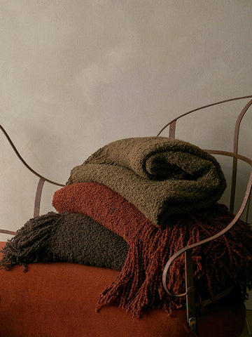 Handwoven Alpaca Blanket with Fringe