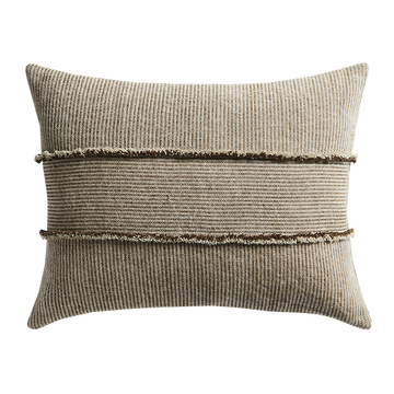 Salopette Cushion with Fringed Panels