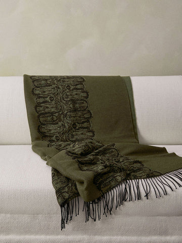Samurai River Wool Throw