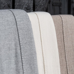 Tartufo Throw Pearl Grey