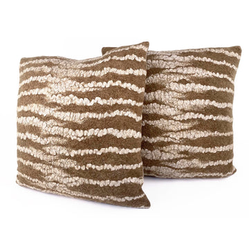 Steppe Pillow Brown Flax