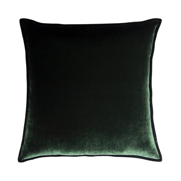 Silk Velvet & Linen Flange Cushion