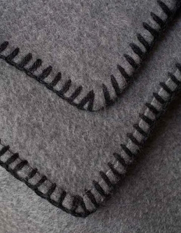 Barbera Throw Grey