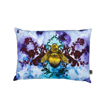 Blue Blotch Bee Cushion