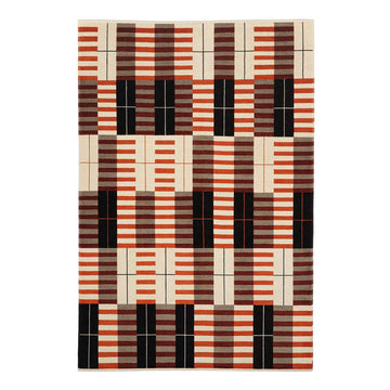 Study 1926 (Black-White-Red) Rug