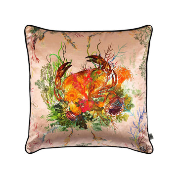 Crab Velvet Cushion