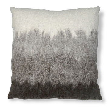 Multi Brush Pillow Gray Brown