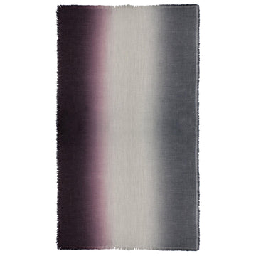Ombre Duo Alpaca Linen Throw Alexandrite