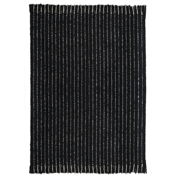 Chalk Stripe King Throw