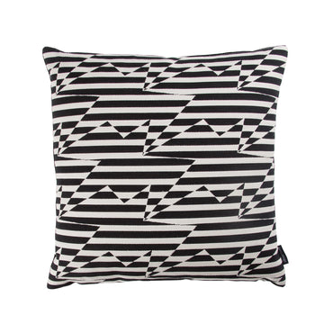 Stripey Zig Zag Bird Cushion