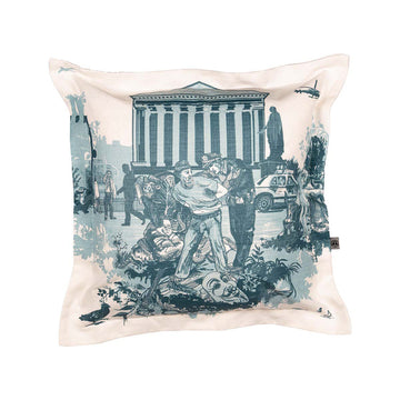 New York City Toile Cushion