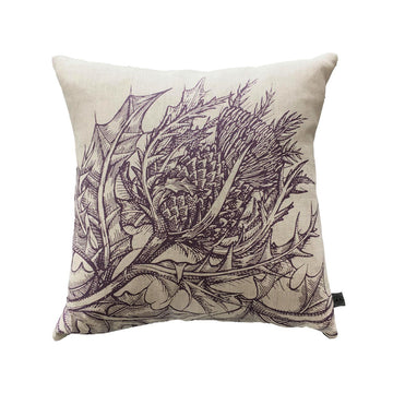 Thistle Linen Cushion